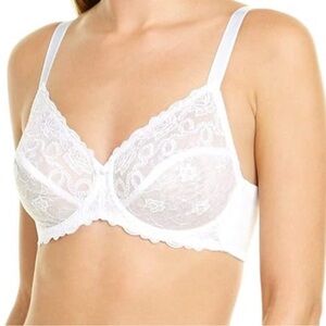 Wacoal - White - Lace Underwire Bra - 40D